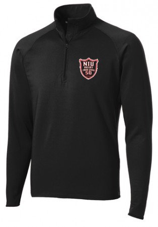 NIU Rugby 1/2 Zip Dry-Fit Pullover