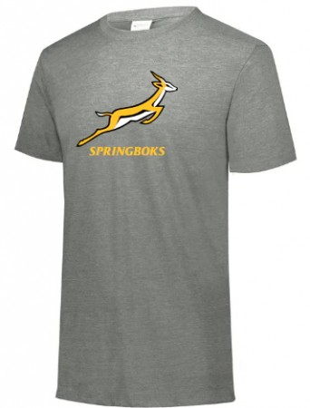 Springboks Rugby Grey Tri-Blend T-Shirt