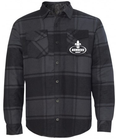 STL Bombers (Supporters) - Quilted Flannel Shirt Jacket