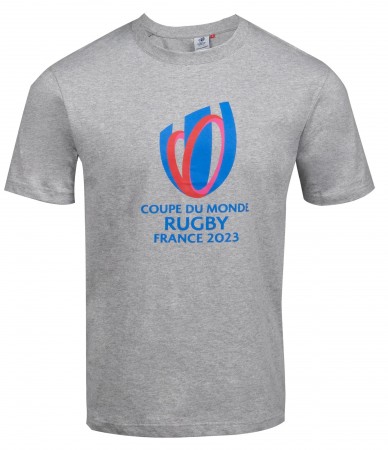 Rugby World Cup 23 Logo Grey T-Shirt