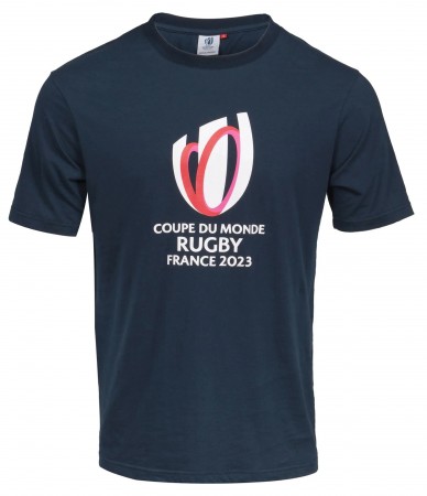 Rugby World Cup 23 Logo Navy T-Shirt