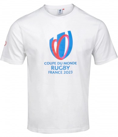 Rugby World Cup 23 Logo White T-Shirt