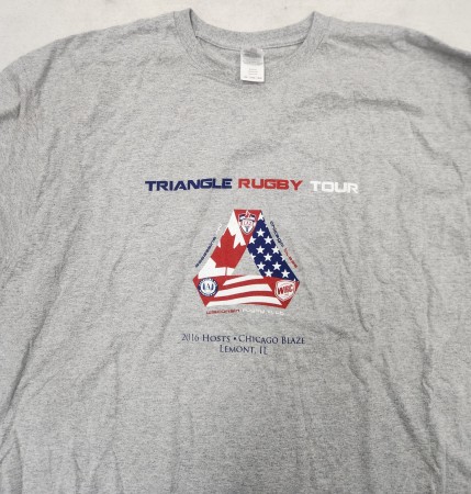 Blaze - Triangle Rugby Tour Shirt - Grey
