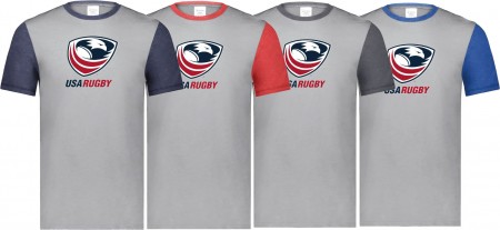 USA Rugby Crest Gameday Ringer Tee