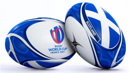 Rugby World Cup 2023 Scotland Flag Ball by Gilbert