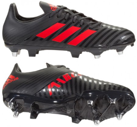 adidas black and red boots