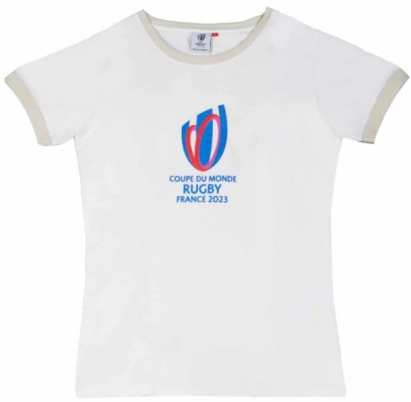 Women's Rugby World Cup 23 Logo White T-Shirt
