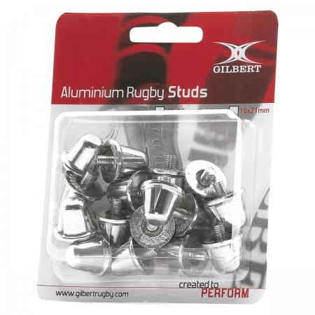 Gilbert Aluminum Replacement Rugby Studs (Pack of 12)