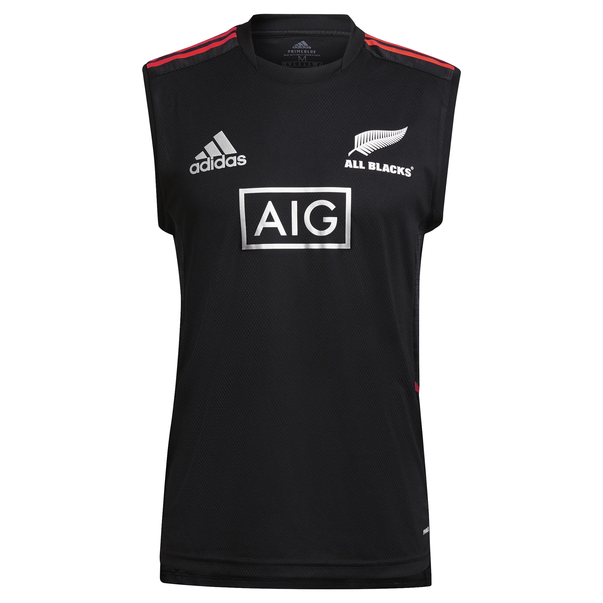 Adidas All Blacks Rugby Black 2021 Singlet - ALL BLACKS
