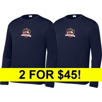 Ruggerfest - Youth Long Sleeve Performance Shirt 2 for $45