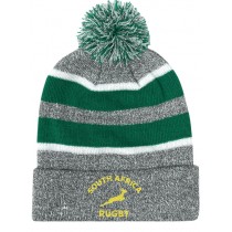 Nations of Rugby South Africa Hooped Pom-Pom Beanie 24