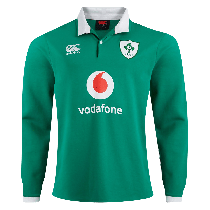 Canterbury Ireland 21 Home Classic Men's Long Sleeve Rugby Jersey