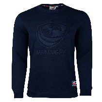 USA Rugby Premium Elastic Jacquard Men's Crewneck Sweatshirt