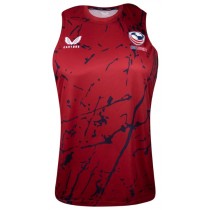 USA Rugby Training Red Singlet by Castore