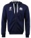 Scotland Rugby RWC 2023 Full-Zip Cotton Hooded Sweatshirt by Macron